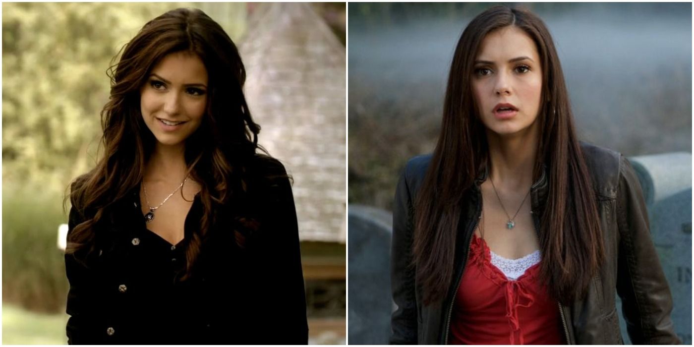 Katherine and Elena Vampire Diaries