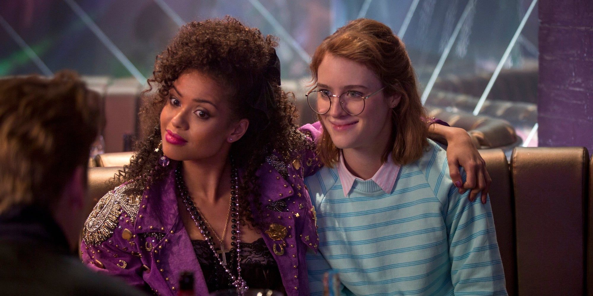 Two female companions at a party in Black Mirror 