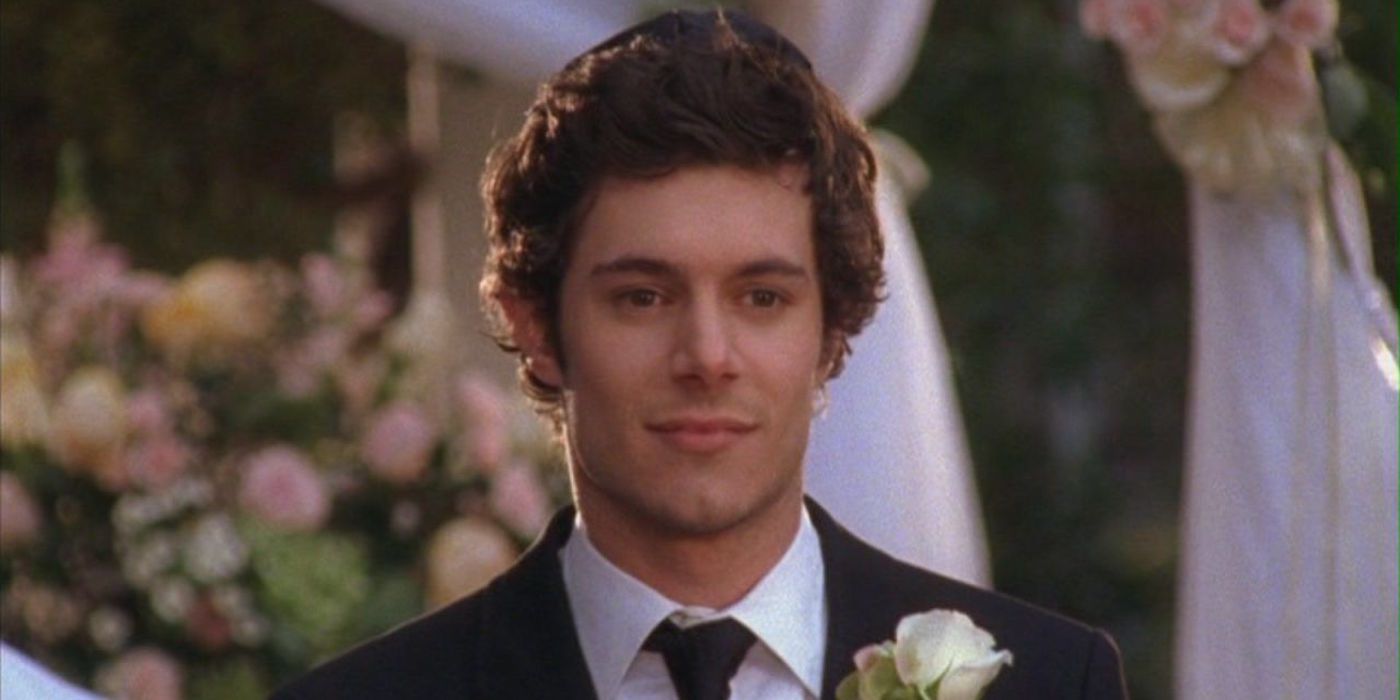 Adam Brody as Seth Cohen at Seth and Summer's wedding in The O.C.