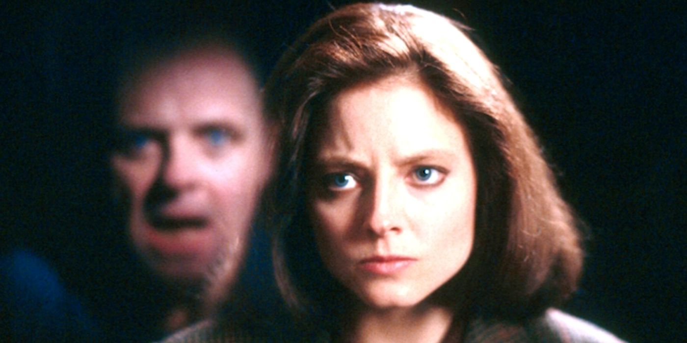 Clarice and Hannibal in The Silence of the Lambs