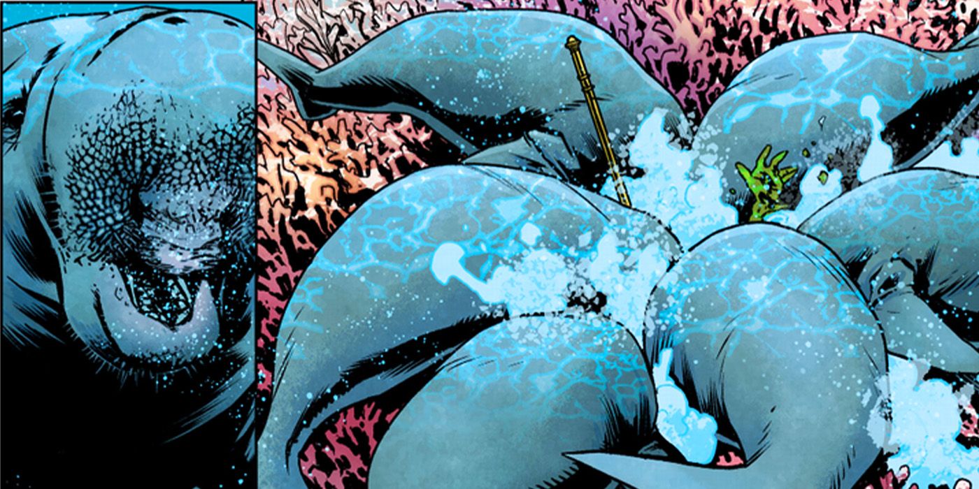 swamp thing being eaten alive