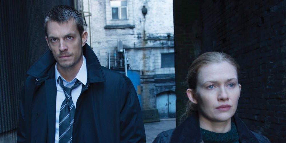 Sarah Linden and Stephen Holder in The Killing