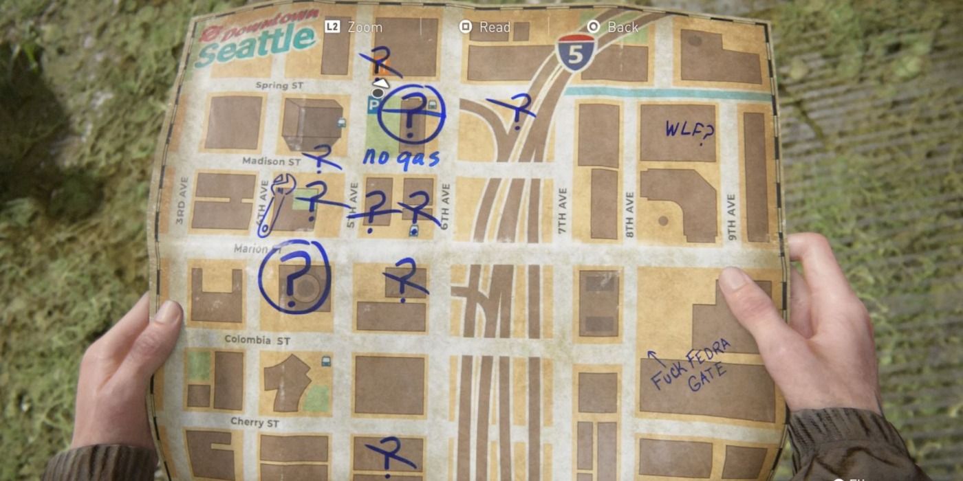 the last of us 2 seattle map