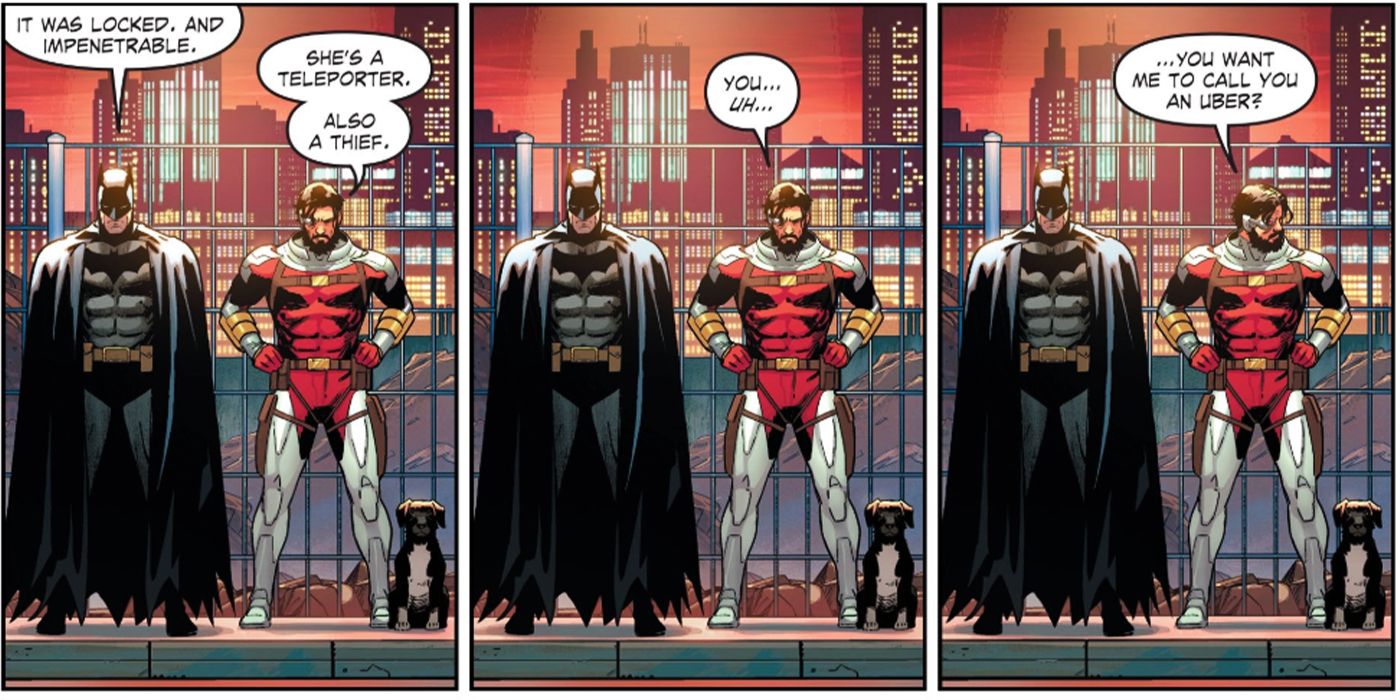 wink steals batman&rsquo;s car