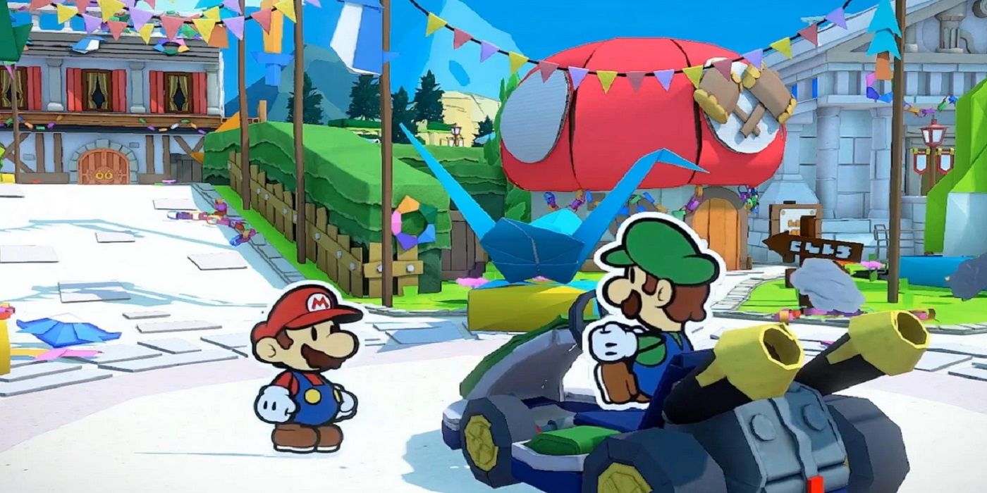 Paper Mario: The Origami King' is the ideal 'Animal Crossing' break