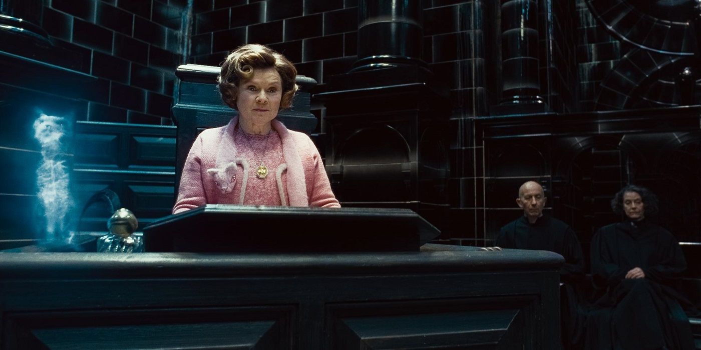 Umbridge at the Ministry of Magic in Harry Potter