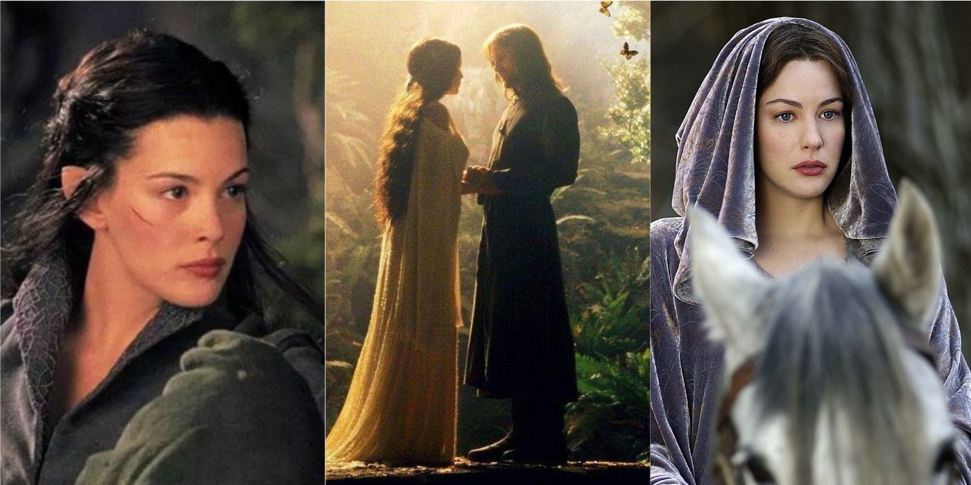 Arwen and her dresses in Lord Of The Rings 