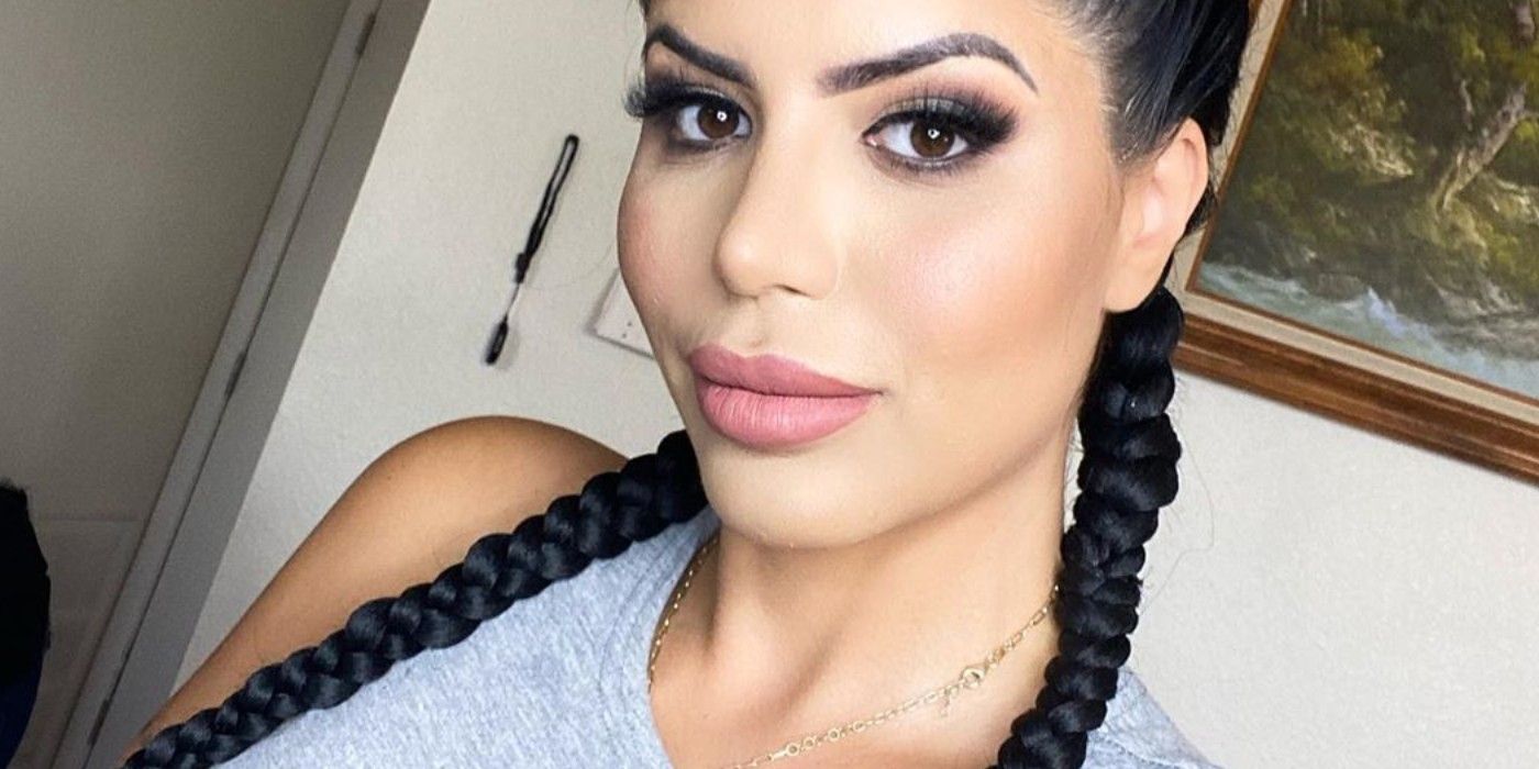Larissa Lima from 90 Day Fiancé with hair in braids