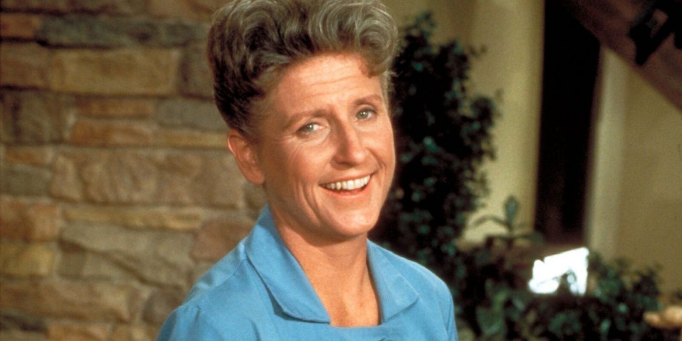 Ann B. Davis as Alice on The Brady Bunch