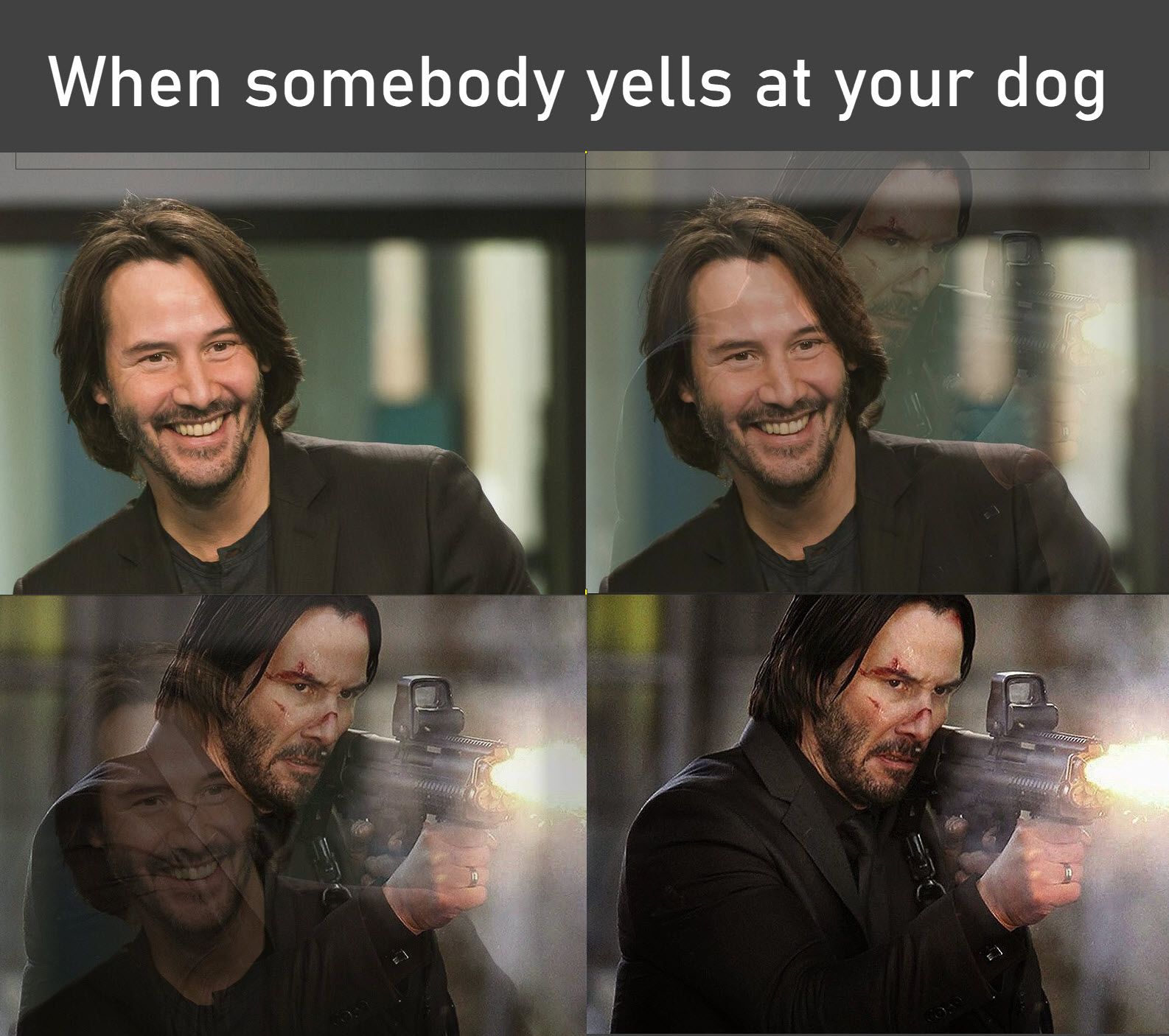 (John Wick) 2 - He Sure Loves His Dog