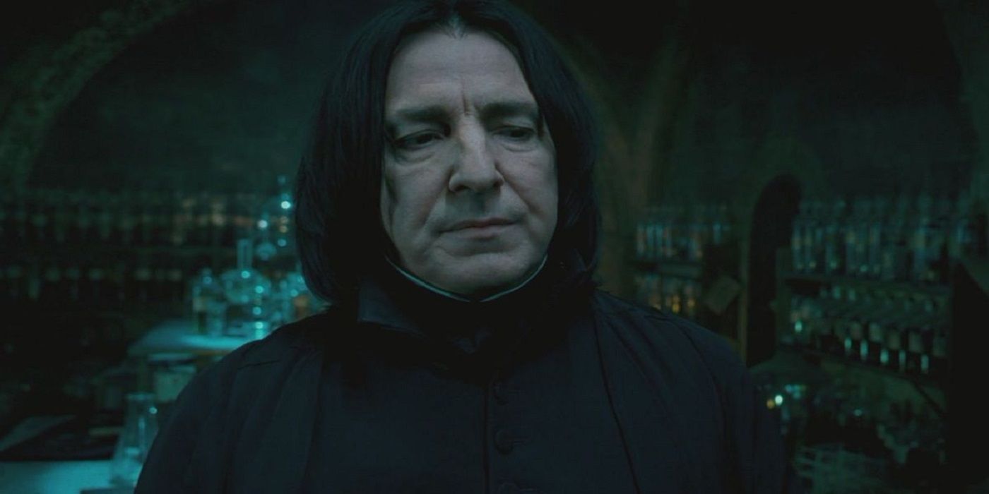 Snape looking annoyed in Harry Potter and the Order of the Phoenix