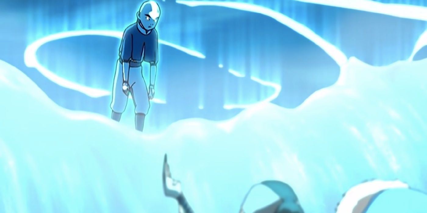 Aang in the ice Avatar: The Last Airbender