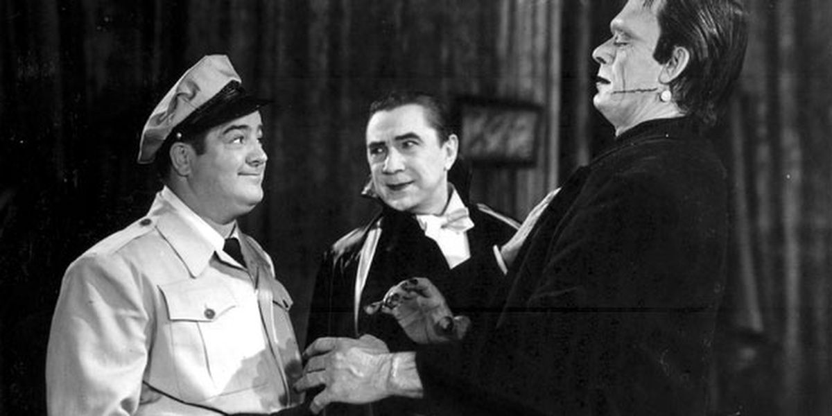 Image of Abbott and Costello and Frankenstein.