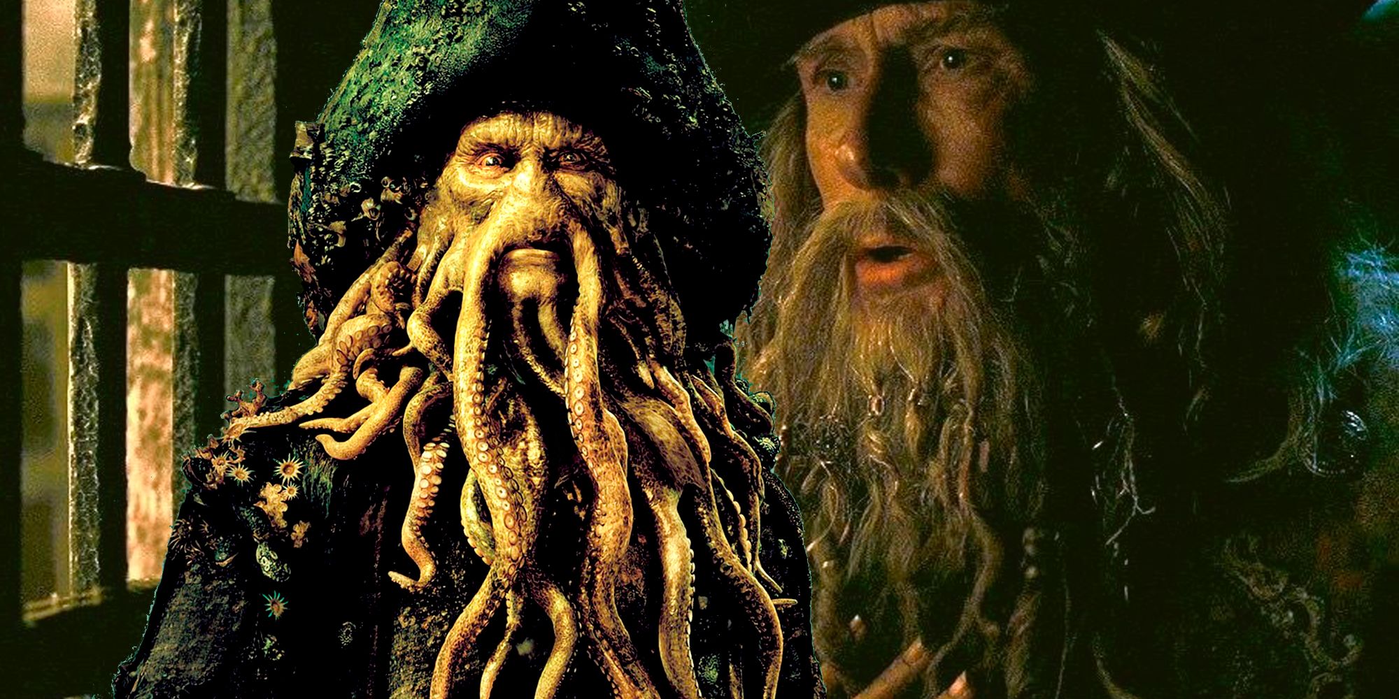 Actor Bill Nighy as Davy Jones the Captain of the Flying Dutchman in Pirates of the Caribbean