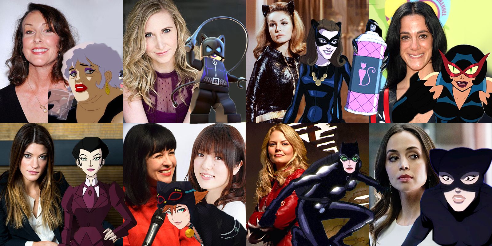Actresses who played Catwoman in DC animated movies