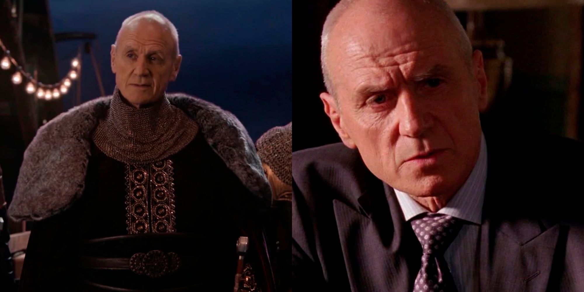 Alan Dale plays King George and Charles Widmore in Once Upon a Time and Lost