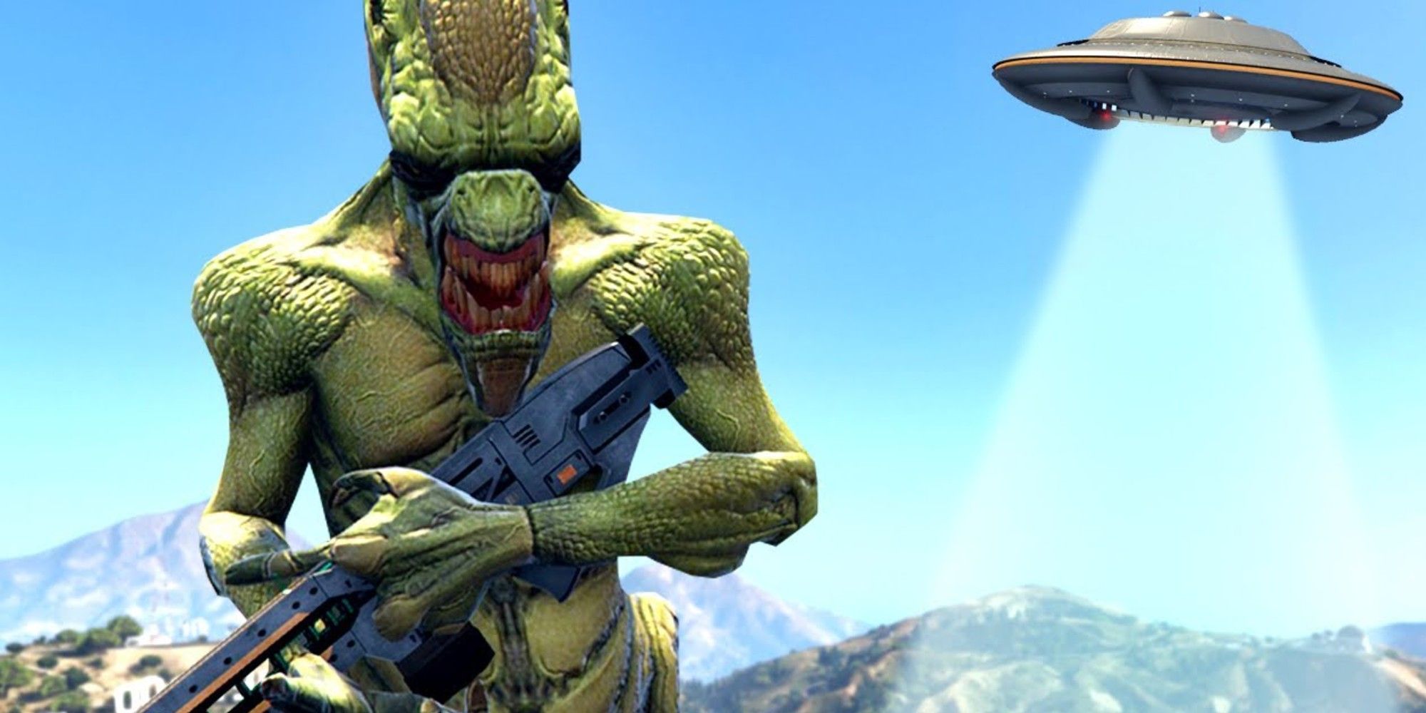 GTA 5 Online: Hydra Easter-Egg in Max Payne 3 and Alien Invasion