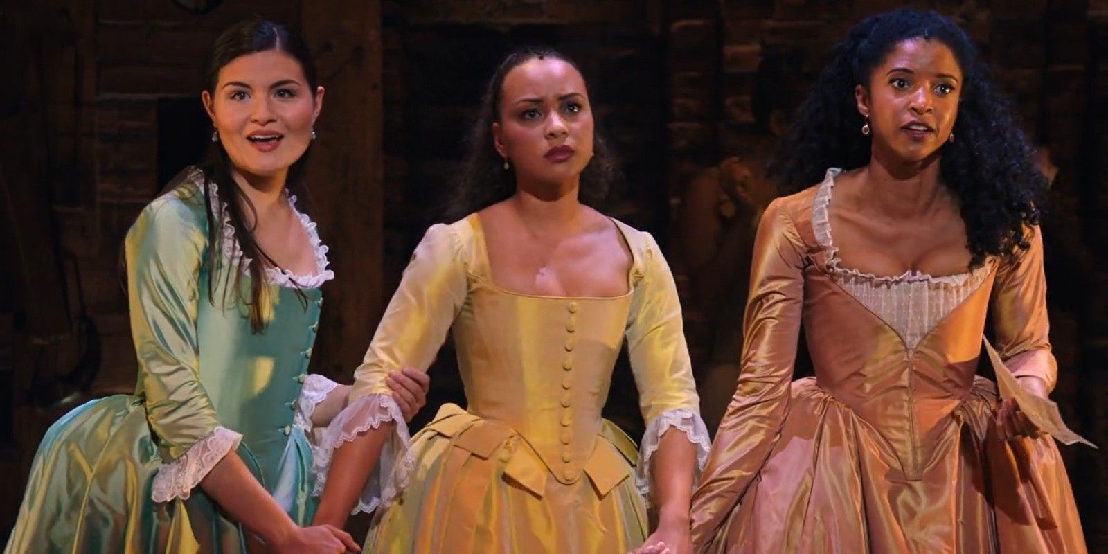 Angelica, Eliza, and Peggy Singing The Schuyler Sisters in Hamilton