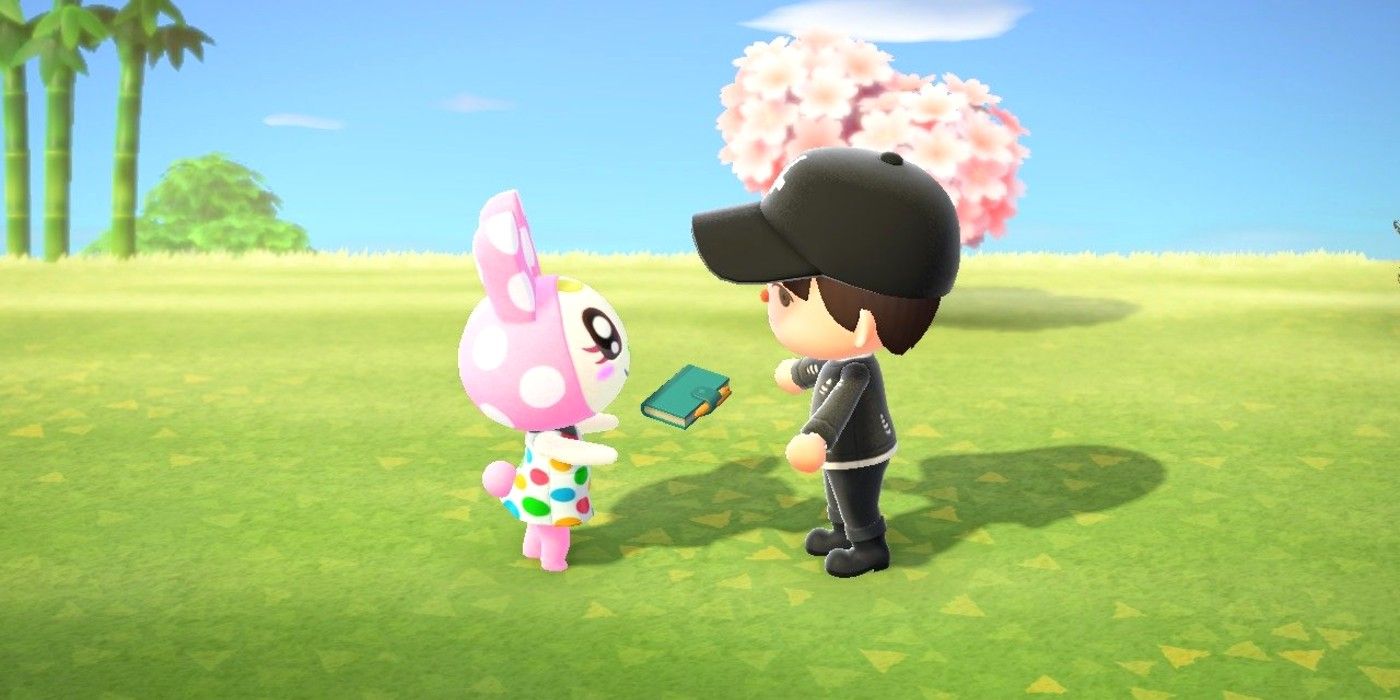A player returns a lost item to a villager in Animal Crossing: New Horizons