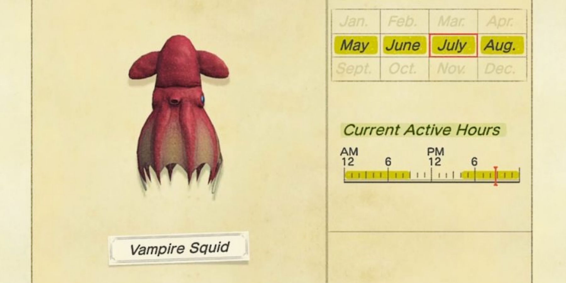 How to Find (& Catch) The Vampire Squid in Animal Crossing