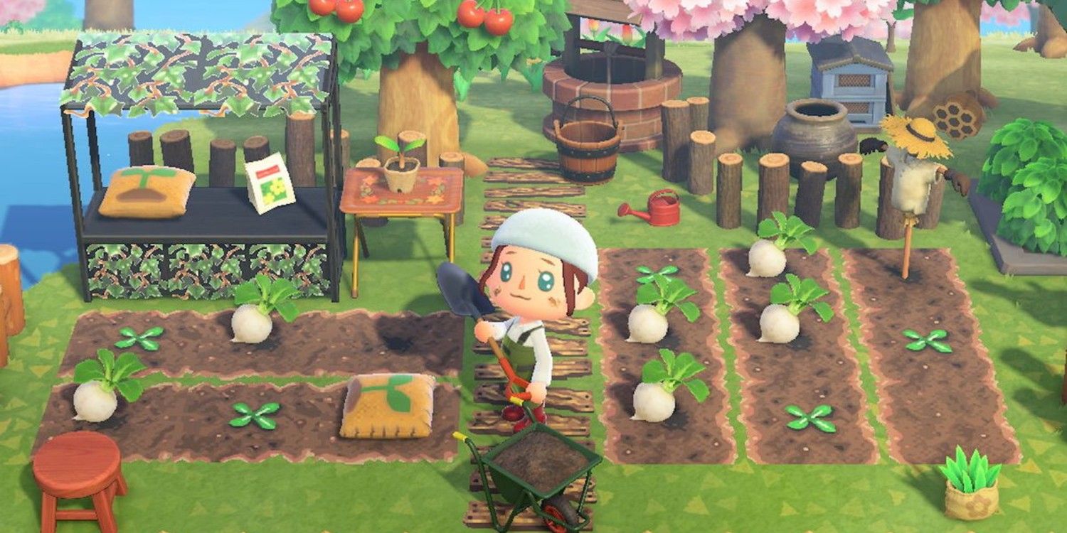 Animal Crossing New Horizons Vegetable Garden Fall Update