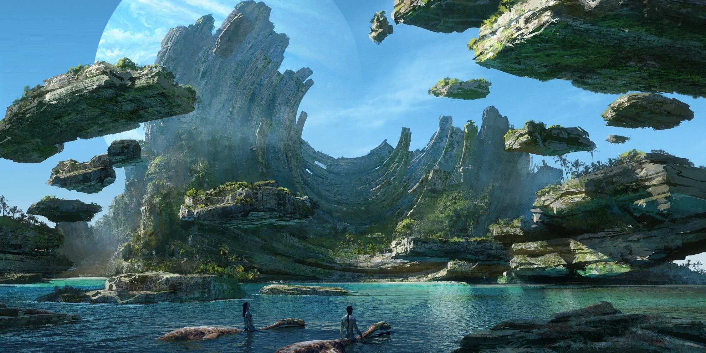 Avatar 2 Concept Art Floating Islands