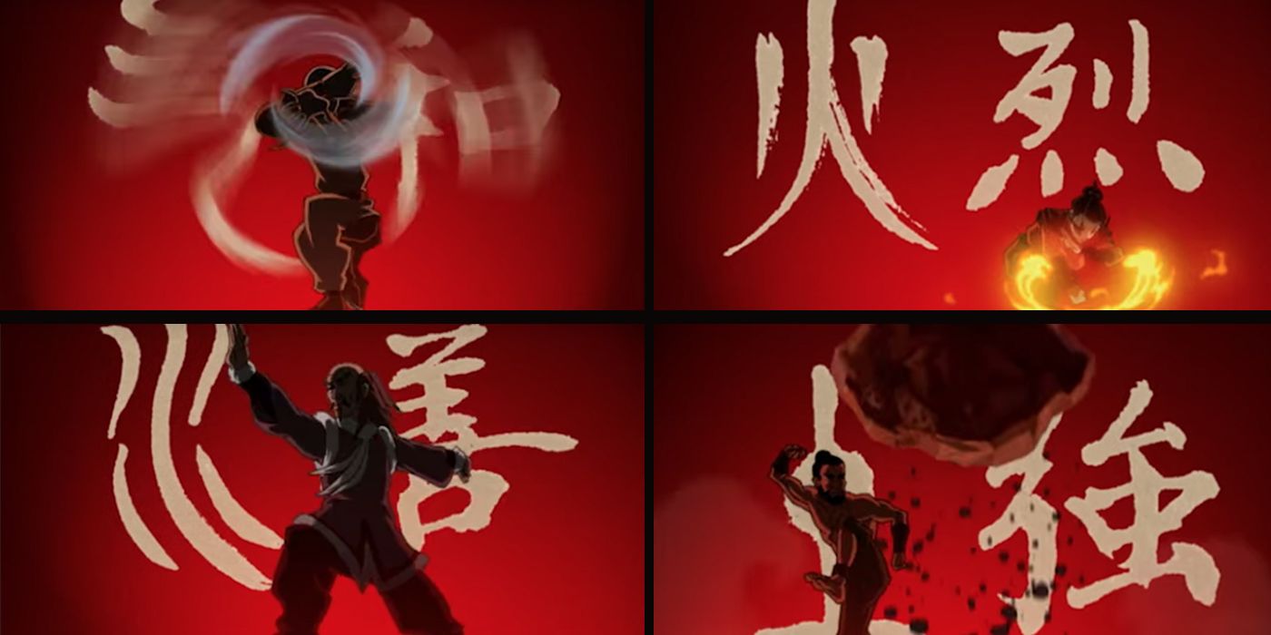 Who The Four Benders Are In The Last Airbender\'s Opening Credits