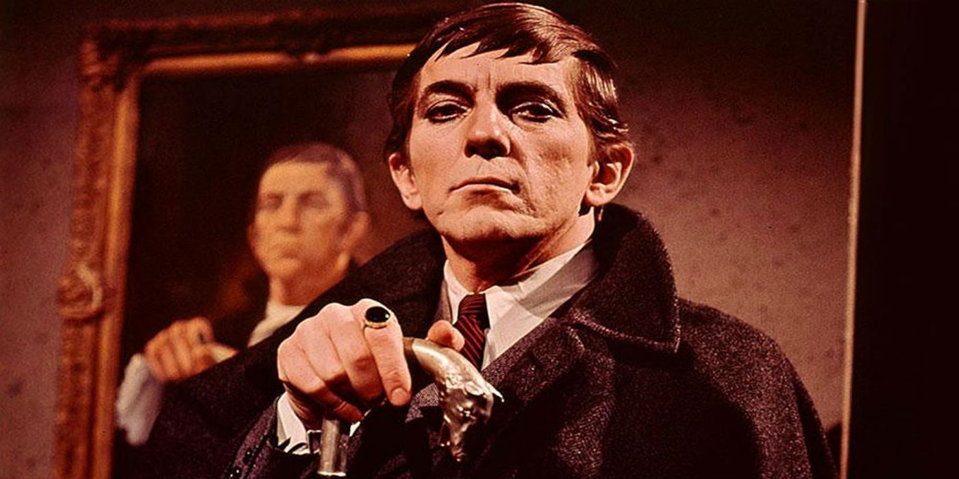Barnabas Collins in his home on Dark Shadows.