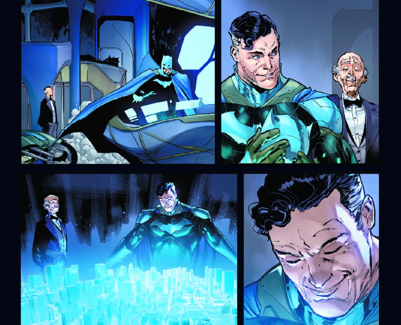 Batman Future Happy with Alfred Comic