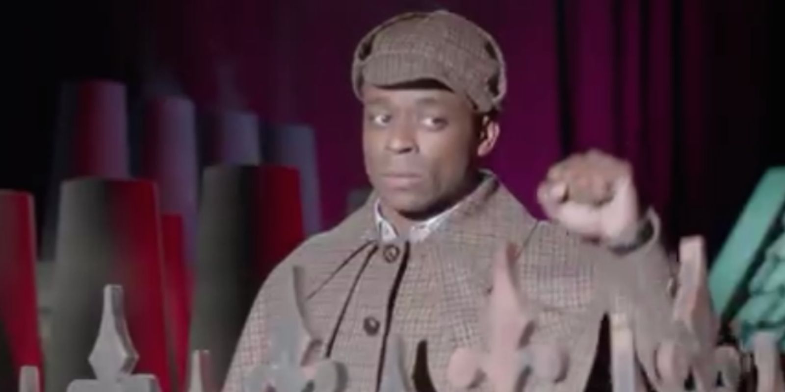 Burton Guster as Jamaican Inspector Man in Psych The Musical