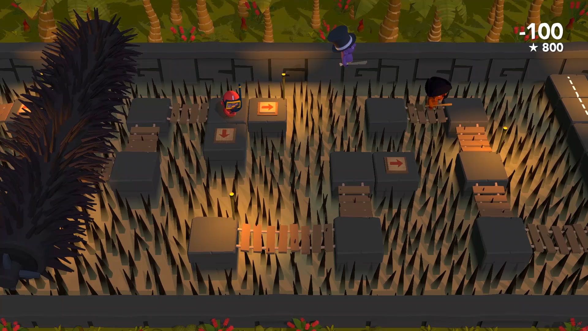 Cannibal Cuisine Bonus Stage Spikes