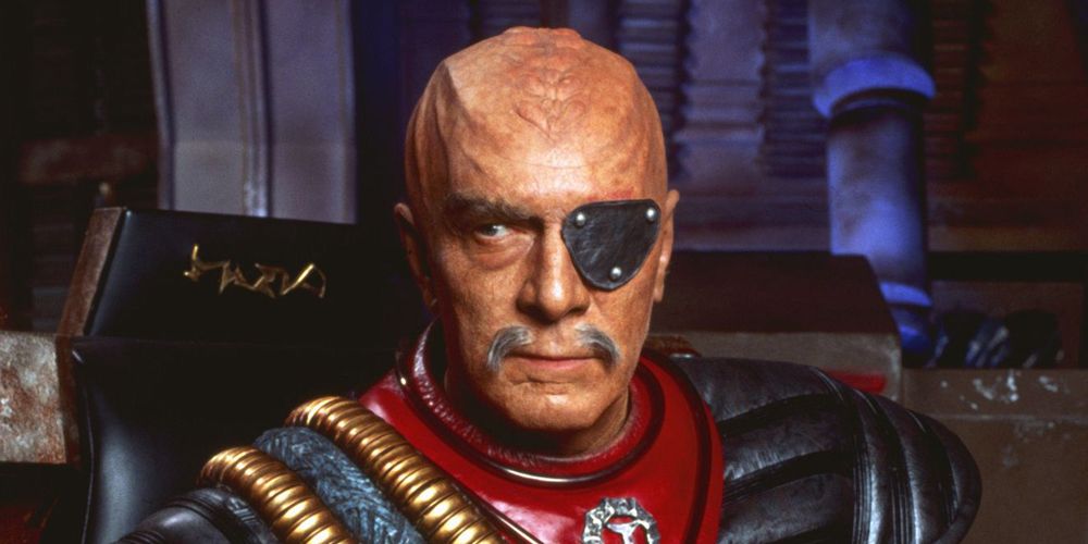 Christopher Plummer as Klingon General Kang in Star Trek VI The Undiscovered Country