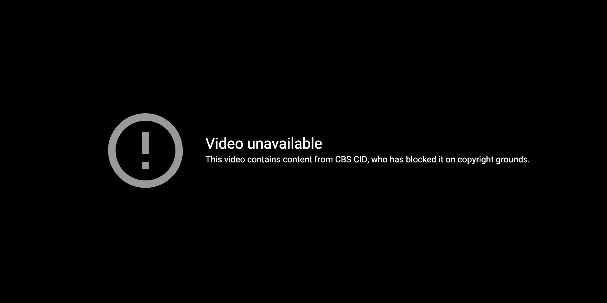 Comic Con At Home YouTube Copyright Claim