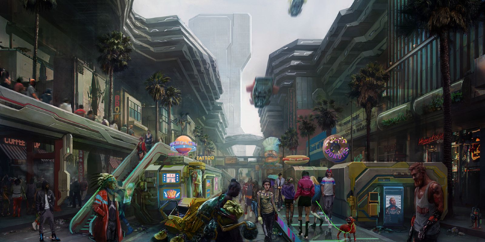 Cyberpunk 2077 Concept Art Unveils Heywood Neighborhood Of Night City 2