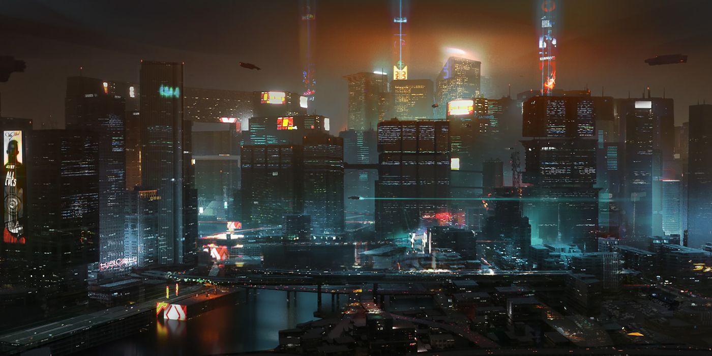 Cyberpunk 2077 Night City Concept Art
