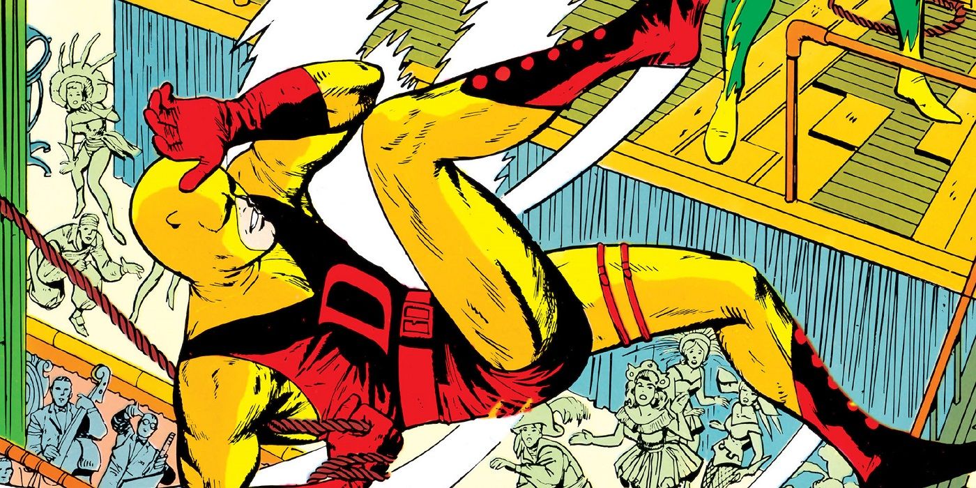 Daredevil yellow and red 2024 helmets