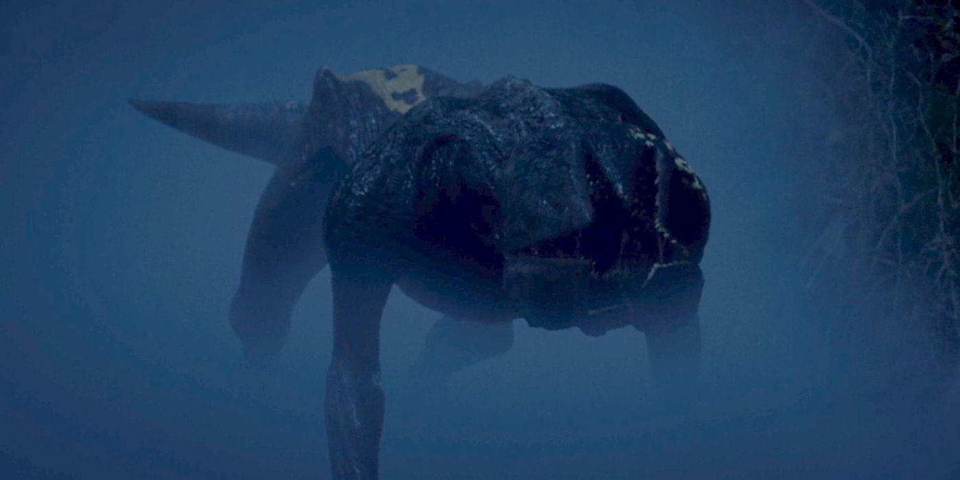 A Demodog in the fog in Stranger Things