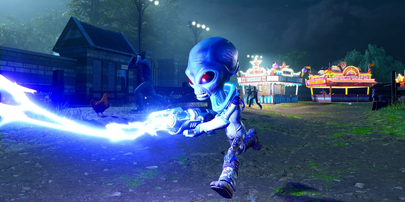 Crypto causes chaos at a fair in Destroy All Humans