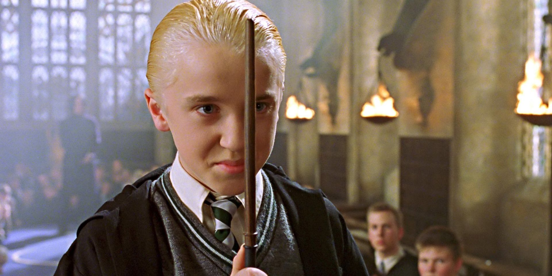 Draco Malfoy in Harry Potter.