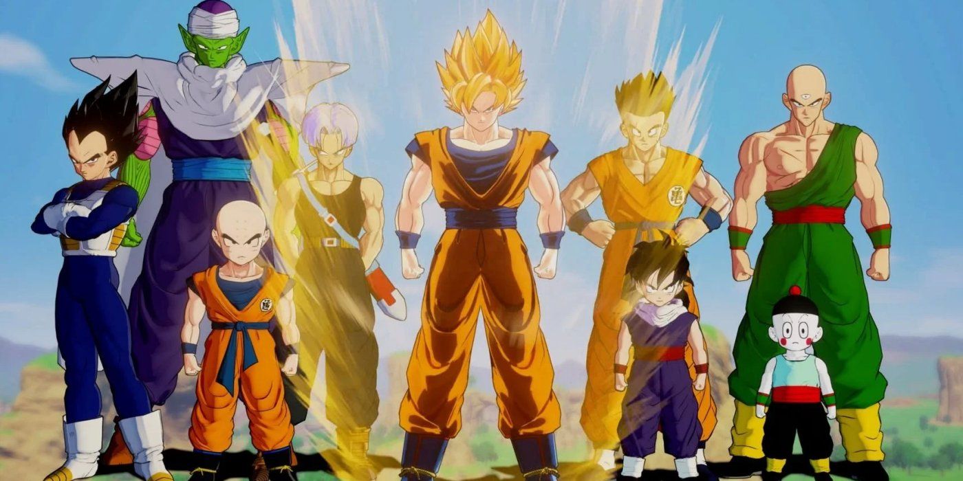 The cast of Dragon Ball Z