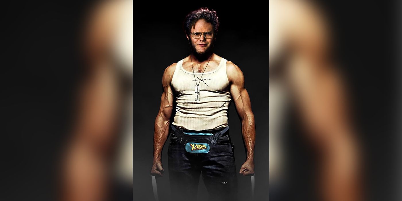 Dwight as Wolverine Fan Art
