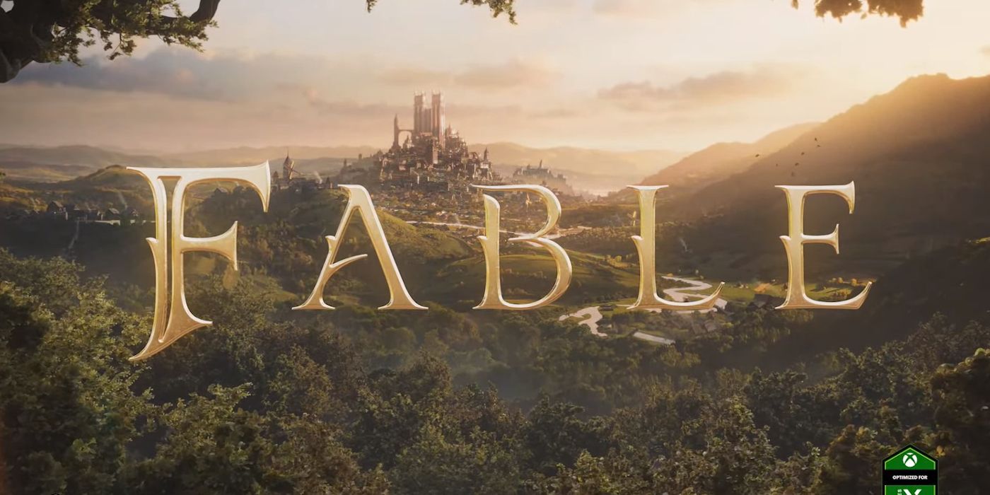 Landscape with the game title from the Fable reboot trailer