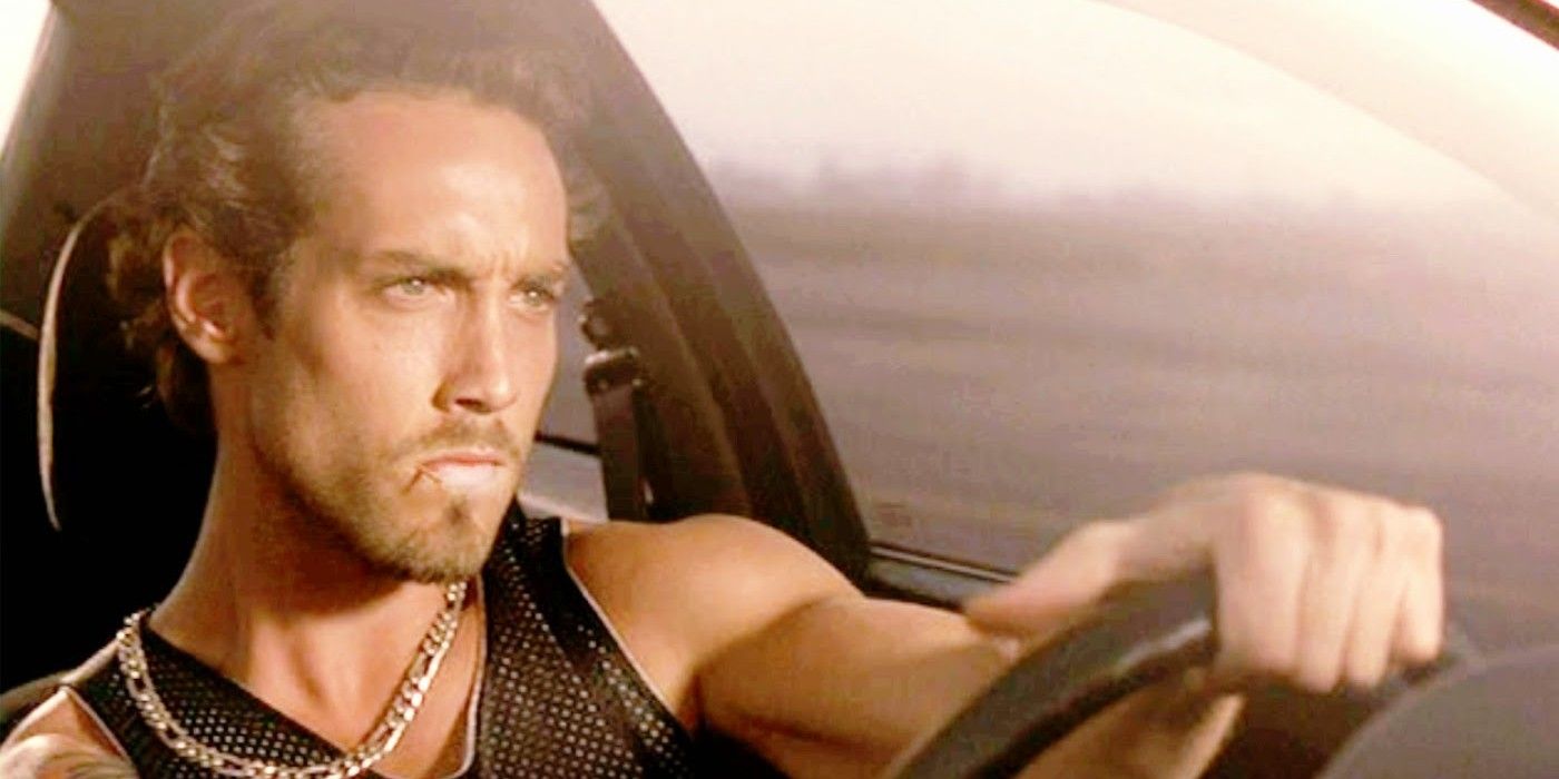 Leon drives across the desert in The Fast and the Furious