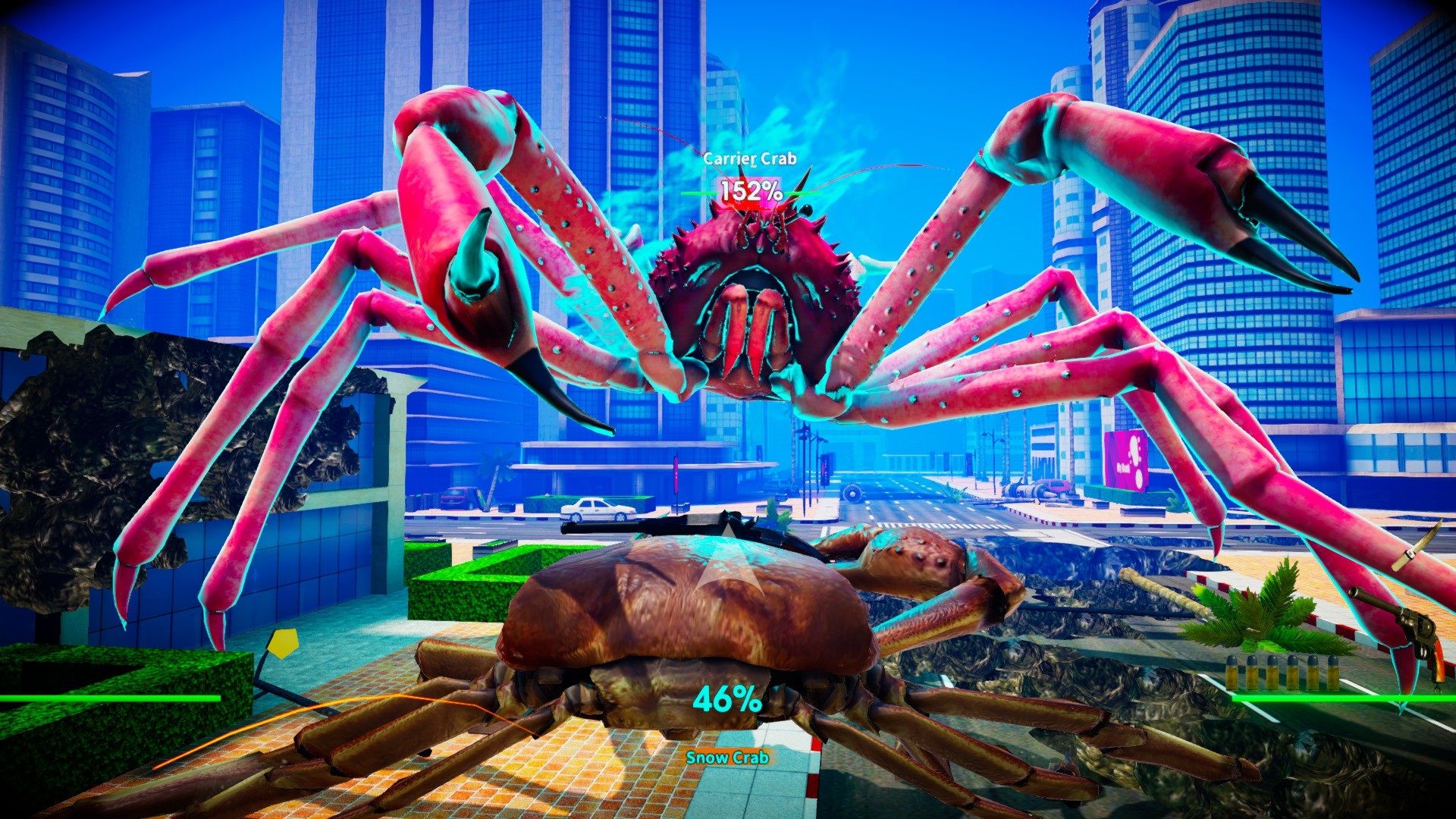 Fight Crab Boss Fight City Gameplay