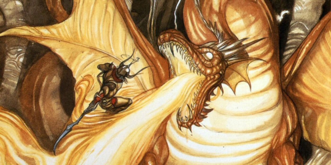 Final Fantasy 1 Dragon Artwork