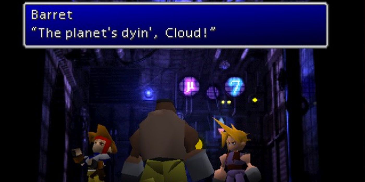 Final Fantasy 7 barret and Cloud