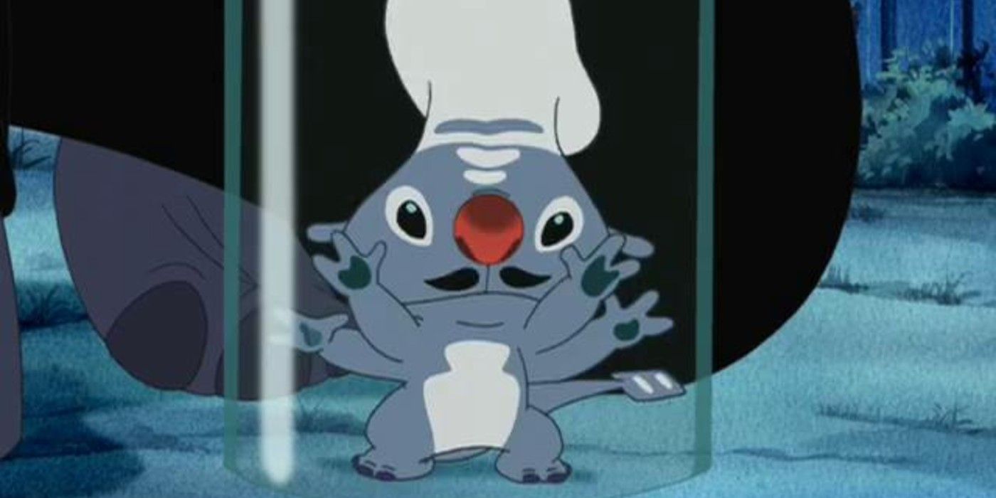 Frenchfry in a chef's hat in Lilo and Stitch