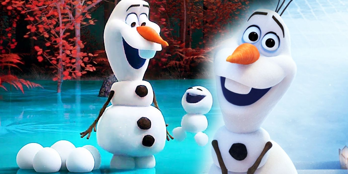 Frozen Olaf poop snowballs