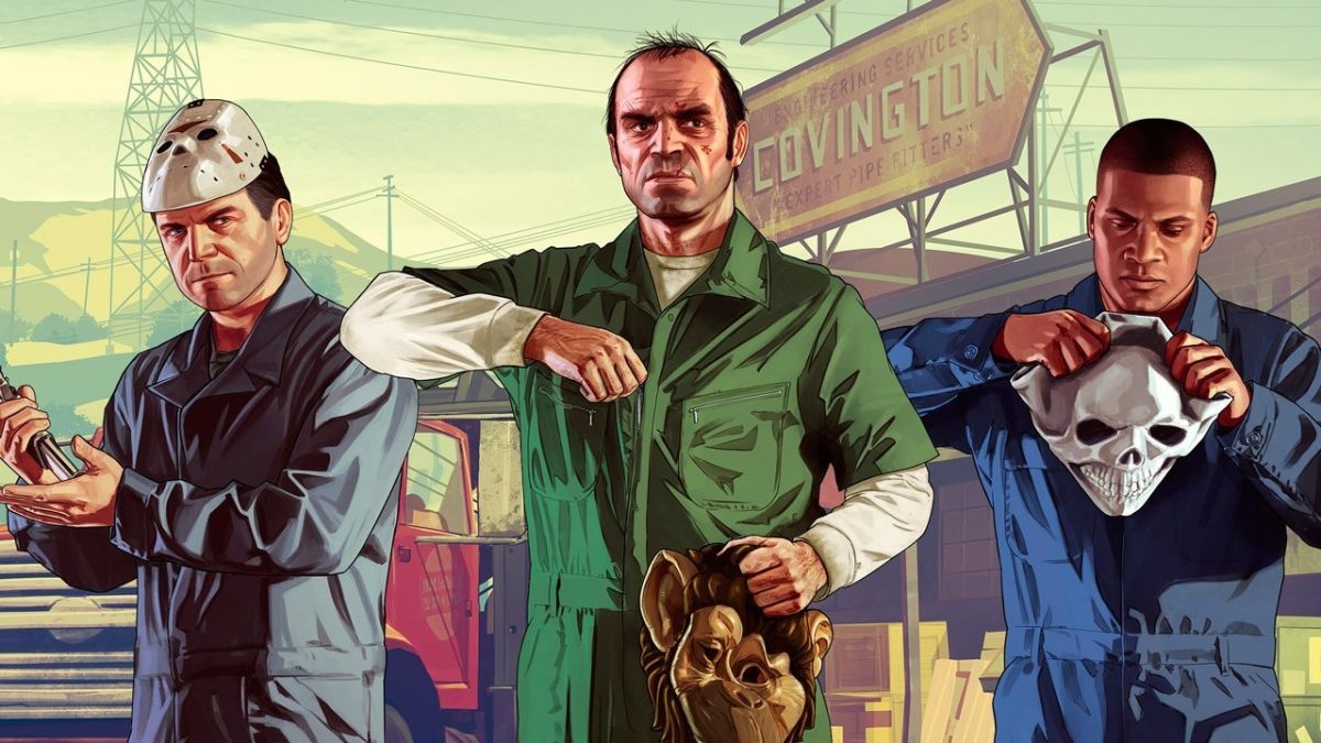 the three protagonists in GTA 5