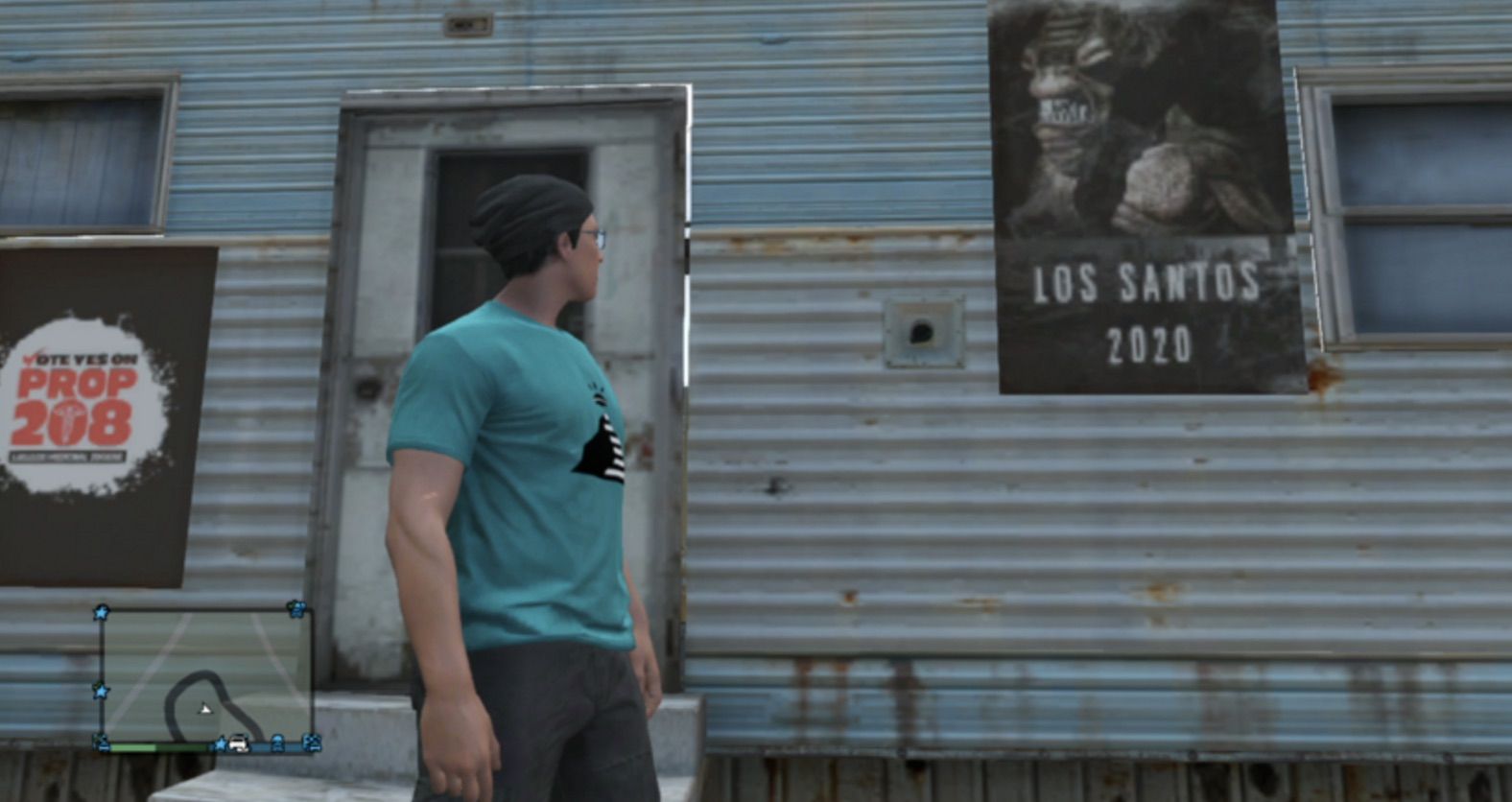 poster of alien in GTA 5
